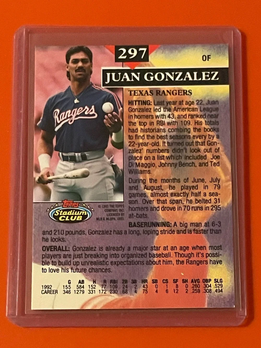 Topps great ungraded